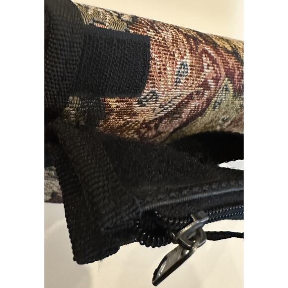 Vintage Cat Lovers Tapestry Shopping Travel Fold Up Rolling Tote Collapsible Bag - Picture 12 of 14